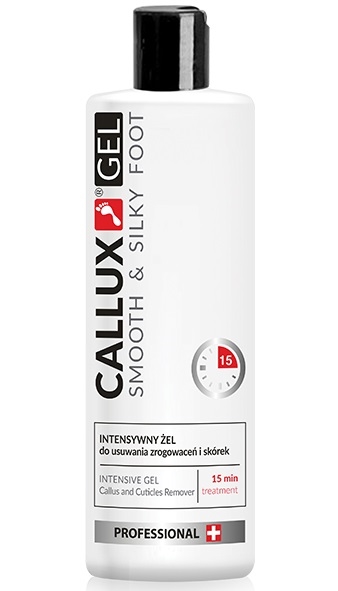 CALLUX Gel Professional intensywny żel pedicure do usuwania zrogowaceń, z kwasem octowym, mlekowym, jabłkowym 250ml