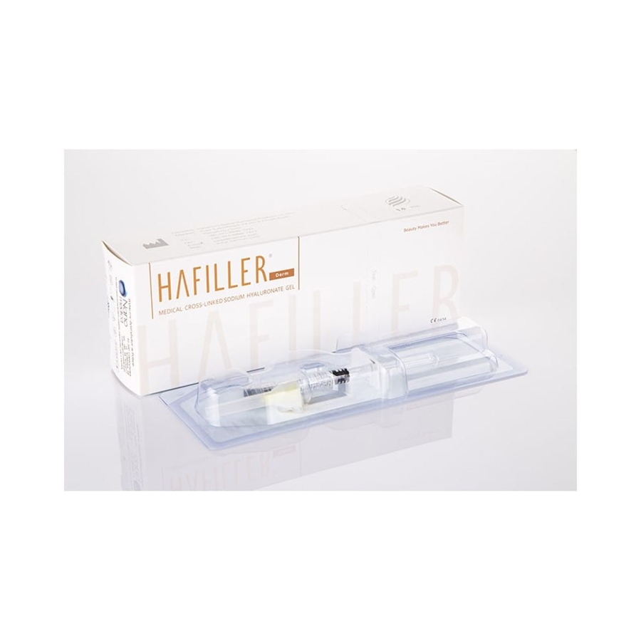 HAFILLER® Derm Medyczny wypełniacz tkankowy żel kwasu hialuronowego usieciowany 1 ml